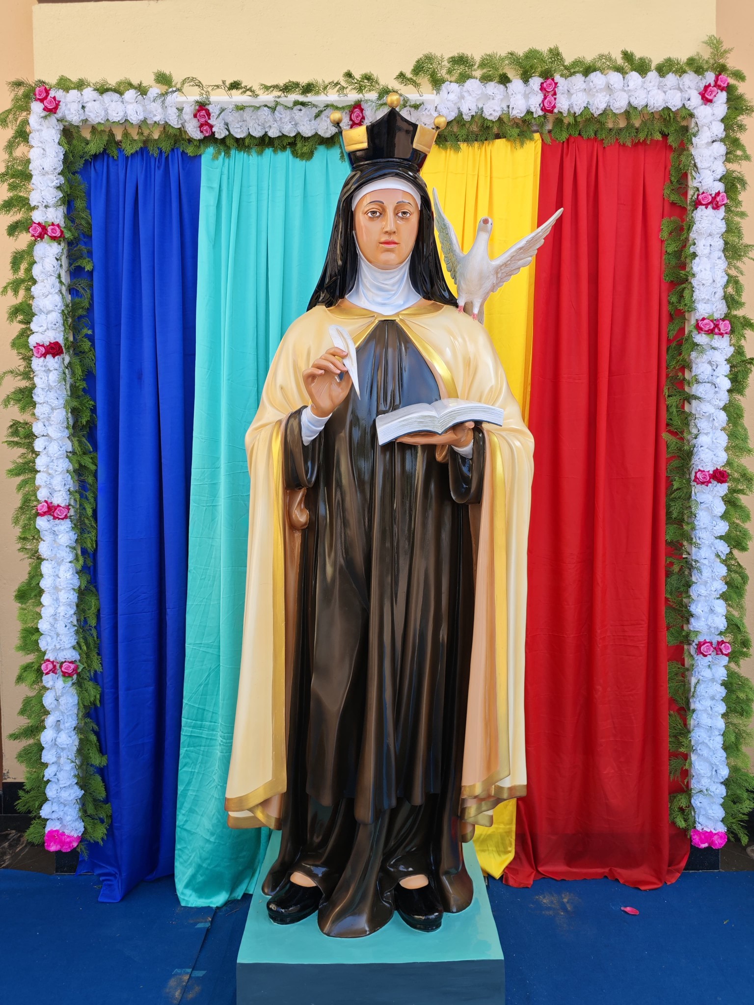 St. Teresa of Avila — Patron Saint of St. Teresa's School, Berhampore